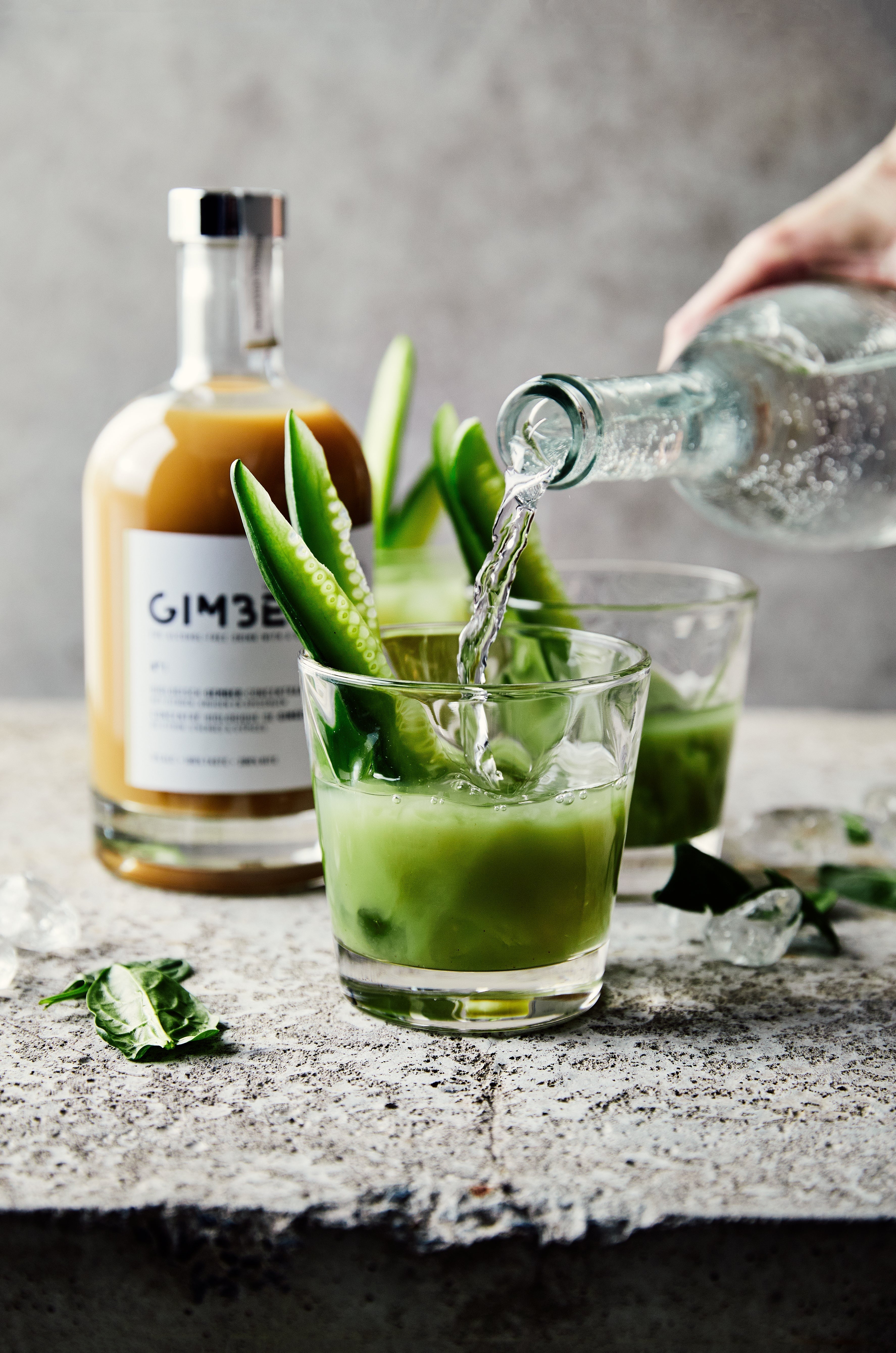 Green GIMBER Spritz Mocktail Recipe