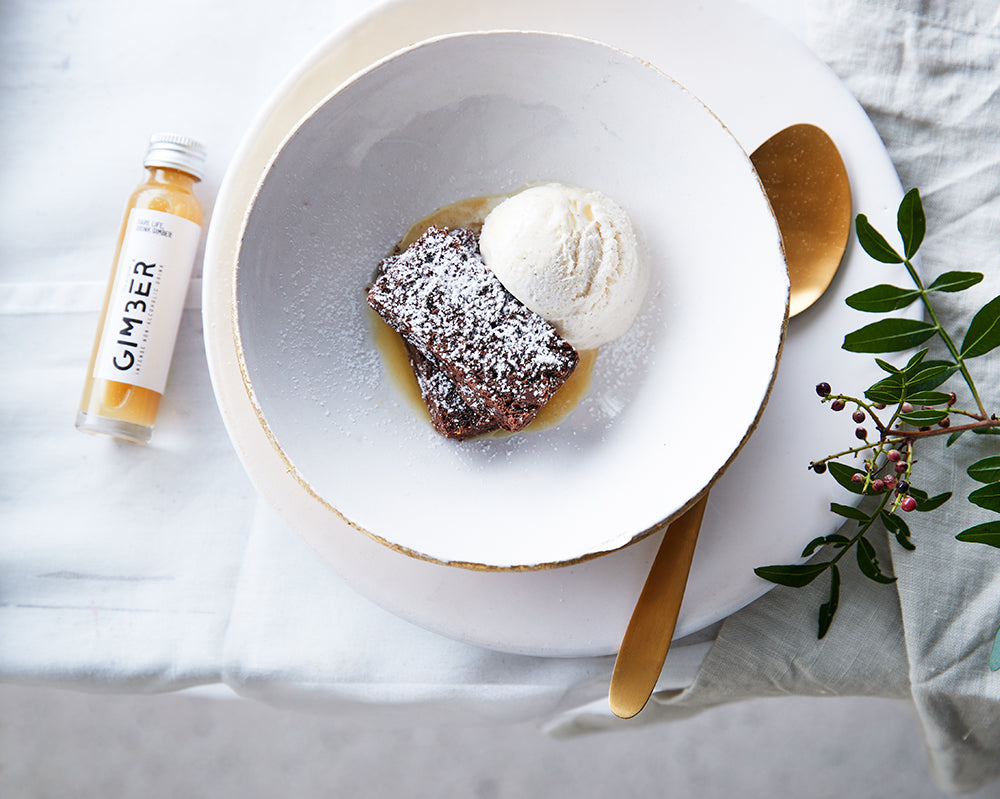 Ice cream brownie recipe l GIMBER The Original